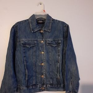 bill blass womens denim Jean jacket Medium